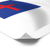 Christelijk Poster Religieus vlag Afdrukken (Hoek)