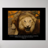 Christelijk Poster, Roaring Lion! Poster (Voorkant)
