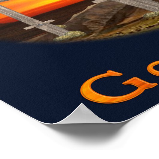 Christelijk poster voor calamiteit (Hoek)