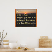 Christelijk poster voor scripts (Keuken)