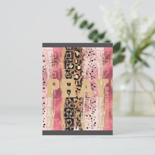 Christelijk Pray Briefkaart (Staand voorkant)