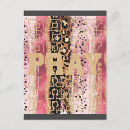 Christelijk Pray Briefkaart