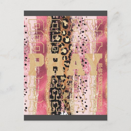 Christelijk Pray Briefkaart (Voorkant)