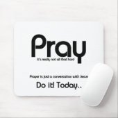 Christelijk Pray Muismat (Met muis)