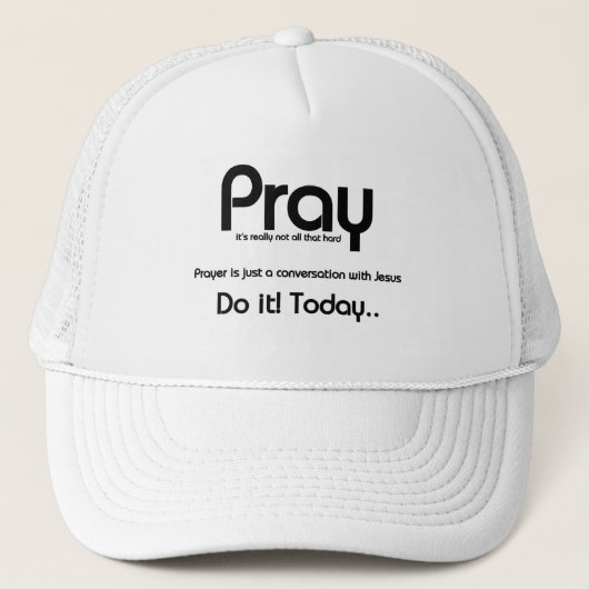 Christelijk Pray Trucker Pet (Voorkant)