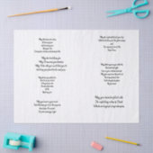 Christelijk Prayer-decoupage Tissuepapier (Craft)