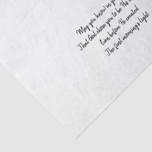 Christelijk Prayer-decoupage Tissuepapier (Detail)