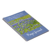 Christelijk Prayer Journal Bluebonnet Flowers Notitieboek (Rechterzijde)