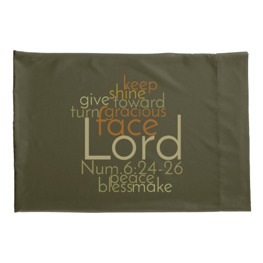 Christelijk priesterlijk zegeningsgebed kussensloop (Achterkant-Rechts)