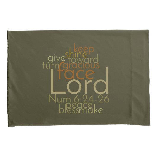 Christelijk priesterlijk zegeningsgebed kussensloop (Voorkant-Rechts)