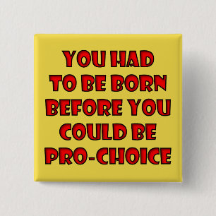 Christelijk Pro-Keuze Anti-Abortus Kies voor het L Vierkante Button 5,1 Cm