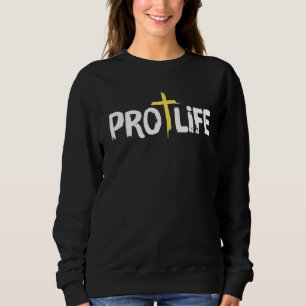Christelijk Pro Life Cross Anti Abortus Politiek Trui