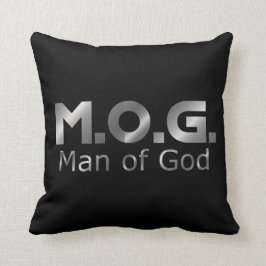 Christelijk Profetisch Zilver MAN VAN GOD PSALM 1: Kussen