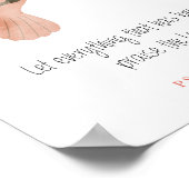 Christelijk Psalm 150:6 Waterverf Vogel Kunst Poster (Hoek)