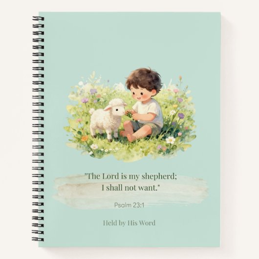 Christelijk Psalm 23 Notitieboek (Voorkant)