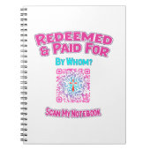 Christelijk QR-code Notitieboek ingewisseld en bet (Voorkant)