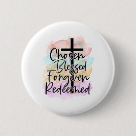 CHRISTELIJK QUOTE RONDE BUTTON 5,7 CM