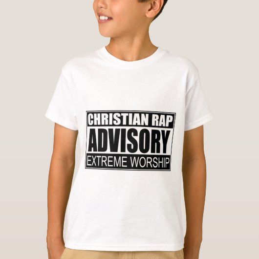 Christelijk Rap-advies... T-shirt (Voorkant)