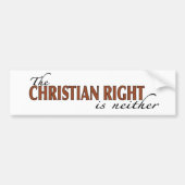 Christelijk recht bumpersticker (Voorkant)