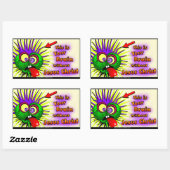 Christelijk Rechthoekige Sticker (Vel)