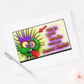 Christelijk Rechthoekige Sticker (Envelop)