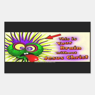 Christelijk Rechthoekige Sticker