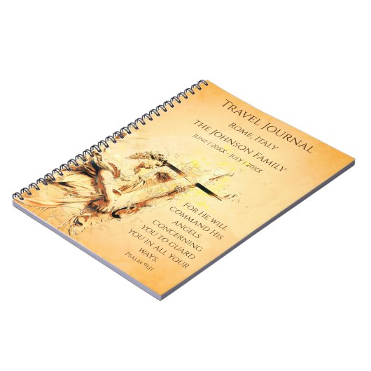 Christelijk Reisjournaal Gepersonaliseerd Notitieb Notitieboek (Linkerzijde)