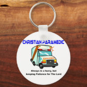 Christelijk religieus geschenk van Paramedic Sleutelhanger (Voorkant)