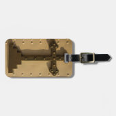 Christelijk religieus kruis, Irak Bagagelabel (Voorkant horizontaal)