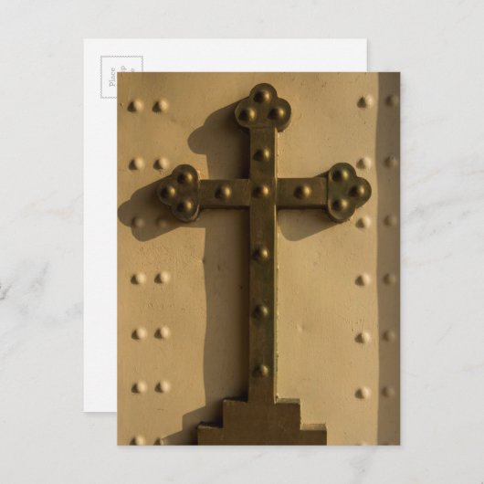 Christelijk religieus kruis, Irak Briefkaart (Voorkant / Achterkant)