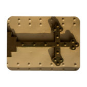 Christelijk religieus kruis, Irak Magneet (Horizontaal)
