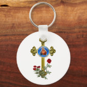 Christelijk, religieus, kunst, "digitale kunst", i sleutelhanger (Voorkant)