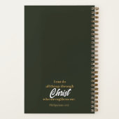 Christelijk Religious Stone Church Prayer Journal Notitieboek (Achterkant)