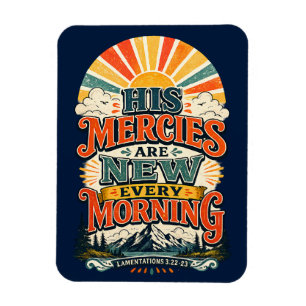 Christelijk Retro Zonsopgang Cadeau Vintage Bijbel Magneet