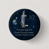 Christelijk Ronde Button 3,2 Cm (Voorkant)