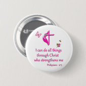Christelijk Ronde Button 5,7 Cm (Voorkant /achterkant)