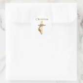 Christelijk Ronde Sticker (Tas)