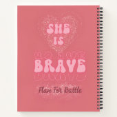 Christelijk roos goudsparkle journal notitieboek (Achterkant)