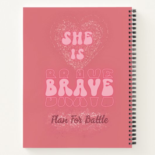 Christelijk roos goudsparkle journal notitieboek (Achterkant)