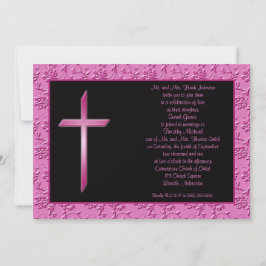 Christelijk Roze Kruis op uitnodiging voor een zwa