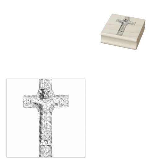 Christelijk Rubriekskruis Rubberstempel (Gestempeld)