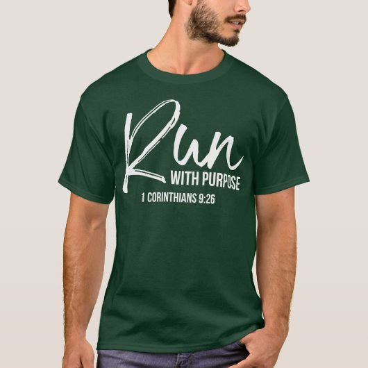 Christelijk runner-ritten met t-shirt (Voorkant)