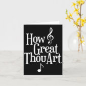 Christelijk S Hoe Groot Ben Jij  Kaart (Gele Bloem)