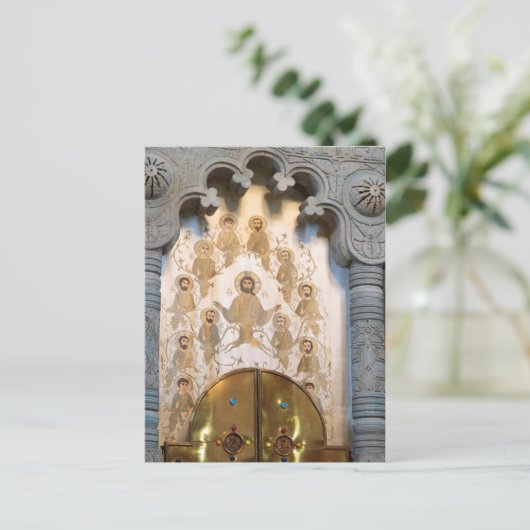 Christelijk Saint Artwork Briefkaart (Staand voorkant)