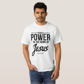 Christelijk samenhangende t-shirt - Jesus is Power (Voorkant volledig)