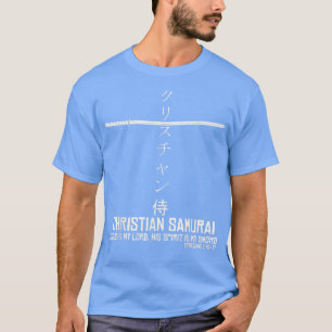 Christelijk Samurai Kanji Cross Shirt