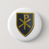Christelijk schild ronde button 5,7 cm (Voorkant)