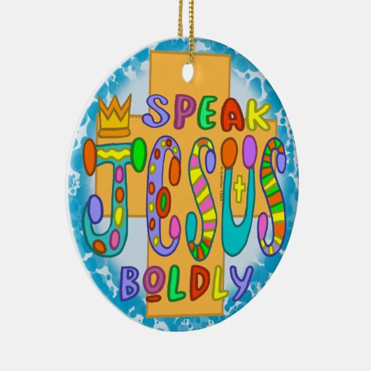 Christelijk Schimmelblauw Ornament (Rechts)