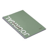 Christelijk Schrift Gepersonaliseerd Groen Dagboek Notitieboek (Rechterzijde)