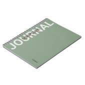 Christelijk Schrift Gepersonaliseerd Groen Dagboek Notitieboek (Linkerzijde)